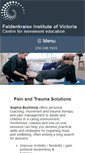 Mobile Screenshot of feldenkraisvictoria.ca